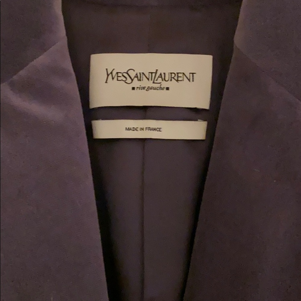 YSL Rive Gauche Velvet Jacket Excellent Condition! - Picture 2 of 5